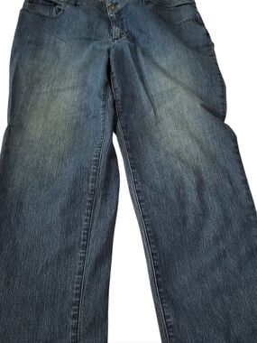 Chico's Blue Denim Ankle Jeans Size 14